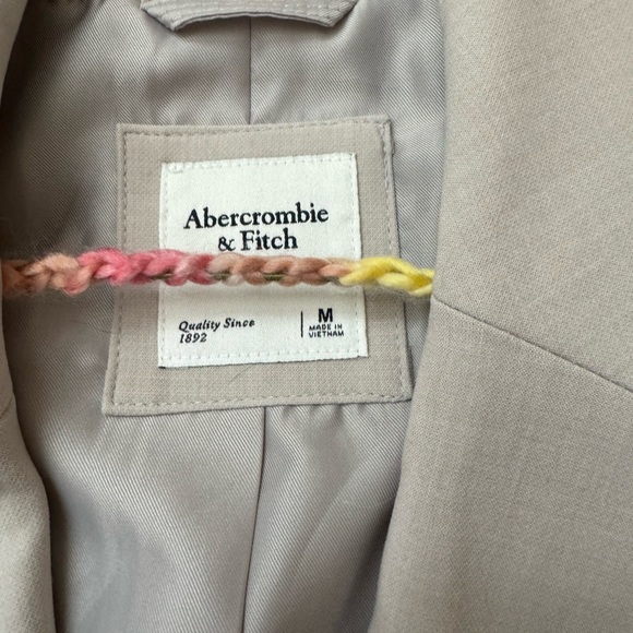 Abercrombie and Fitch Blazer Grey Linen - Picture 3 of 4
